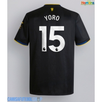 Camisa de time de futebol Manchester United Leny Yoro #15 Replicas 3º Equipamento 2025-26 Manga Curta